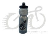 Фляга 800ml Green Cycle Drink Me с Big Flow valve, LDPI gray nipple/black matt cap/gray matt bottle